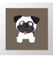 Arty Tablo Köpek Tablo (Karışık)