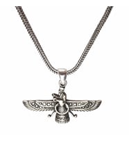 Ahura Mazda Erkek Gümüş Kolye Zincir Küçük Boy 6018604649604