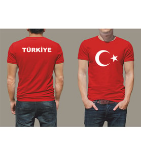Ay Yıldız Baskılı Tişört