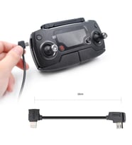 DJI Mavic Pro IOS Veri Kablosu 10 cm Telefonlar İçin Siyah Renk