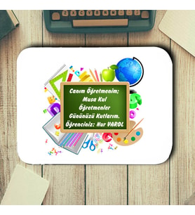 Öğretmene Özel İsimli Mouse Pad (STD)