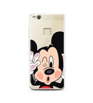 Mickey Tasarımlı Süper Şeffaf Silikon Telefon Kılıfı Huawei P10 Lite   