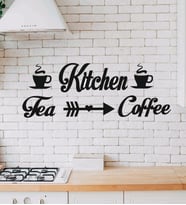 Kitchen Modelli Mutfak Duvar Aksesuarı (Siyah)