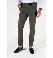 Erkek Keten Pantolon 8K-2200133-029 Haki