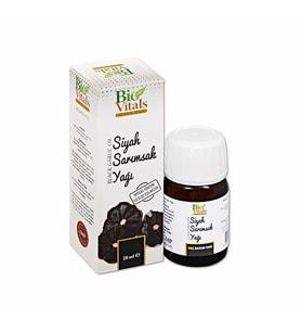 Pazariz 1 Kutu Bio Vitals Siyah Sarımsak Yağı 20 ml