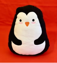 Penguen Tasarımlı Peluş Yastık