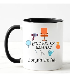 Güzellik Uzmanı Kupa Bardağı Siyah