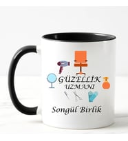 Güzellik Uzmanı Kupa Bardağı Siyah