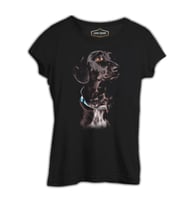 Red Hot Chili Peppers - The Pepper Siyah Kadın Tshirt