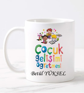 Çocuk Gelişimi Öğretmeni  Kupa (Beyaz)