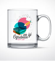 BK Gift Kişiye Özel En İyi Öğretmen Cam Kupa Bardak - 3
