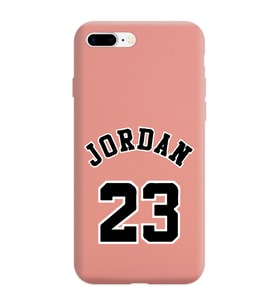 Iphone 8 Plus Air Jordan Tasarımlı Pudra Lansman Telefon Kılıfı