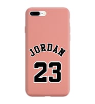 Iphone 8 Plus Air Jordan Tasarımlı Pudra Lansman Telefon Kılıfı
