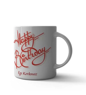 Happy Birthday Kupa Bardak (Çok Renkli)