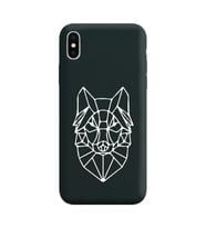 Iphone X Çizgi Tasarımlı Siyah Lansman Telefon Kılıfı