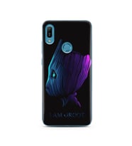 Baby Groot Tasarım Süper Şeffaf Silikon Telefon Kılıfı Huawei Y6 (Prime) 2019