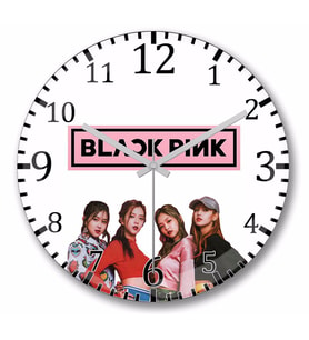 Blackpink  Duvar   Saati   Bombeli    Gercek Cam