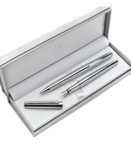 Steelpen Kalem Seti Krom Roller ve Tükenmez