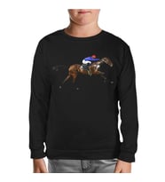 At 5 Siyah Çocuk Sweatshirt