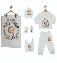 Pia Baby Gl 1909-07 İsme Özel Battaniye Zıbın Set