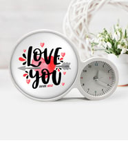 BK Gift Kişiye Özel Seni Seviyorum Saatli Sihirli Led Ayna Çerçeve  2