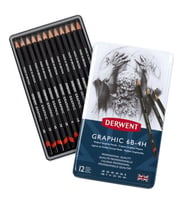 Derwent Graphic Dereceli Kalem 12li Medium Set