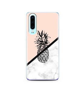 Ananas Tasarım Süper Şeffaf Silikon Telefon Kılıfı Huawei P30 