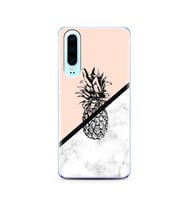 Ananas Tasarım Süper Şeffaf Silikon Telefon Kılıfı Huawei P30 