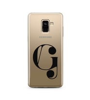 Samsung A8 Plus Harf Tasarımlı Telefon Kılıfı G-Harfi 