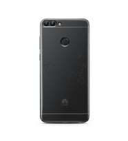 Çizgi Harita Tasarımlı Süper Şeffaf Silikon Telefon Kılıfı Huawei PSmart (2018)