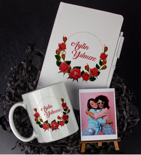 Kişiye Özel Defter Kalem Kupa Ve Fotoğraflık Seti 85984