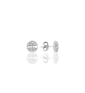 Söğütlü Silver Gümüş tuğba (cennet)ağaçı modeli mini küpe