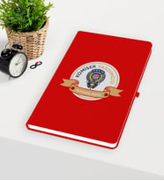 BK Gift Kişiye Özel Komiser Yardımcısı Temalı Kırmızı Defter - 1