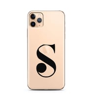 Iphone 11 Pro Harf Tasarımlı Telefon Kılıfı S-Harfi 