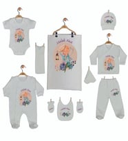 Pia Baby 10 Parça İsme Özel Hastane Çıkışı GL 1930