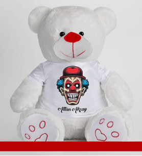 Kişiye Özel Peluş Ayıcık 50cm 86803 (Beyaz)