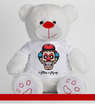 Kişiye Özel Peluş Ayıcık 50cm 86803 (Beyaz)