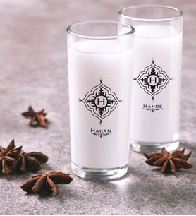 BK Gift Kişiye Özel Renkli Baskılı İsimli İkili Rakı Bardağı Seti-26 (Beyaz)