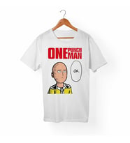 One-Punch Man Beyaz Tişört