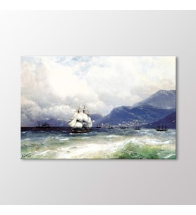 Arty Tablo Trabzon Açıklarında Türk ve Rus Gemileri, 1888 Tablo (Karışık)