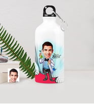 BK Gift Kişiye Özel Bay Kimya Mühendisi Karikatürlü Metal Suluk 500 Ml 2