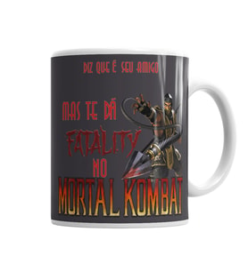 Mortal Kombat Kupa Bardak Porselen