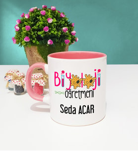 Biyoloji Öğretmeni Kupa Bardak Pembe