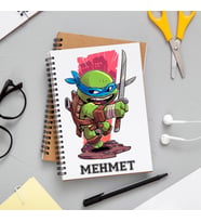 Ninja Kaplumbağalar Defteri Kişiye Özel