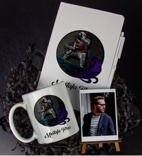 Kişiye Özel Defter Kalem Kupa Ve Fotoğraflık Seti 85825
