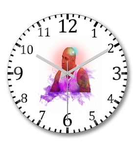 Vindiesel Meme Duvar Saati Bombeli Gercek Cam