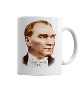 Mustafa Kemal Atatürk  Kupa Bardak Porselen