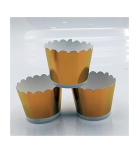 Lora Davet Cupcake Kabı Altın (12 Adet) Altın - 17108