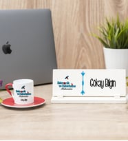 Elektronik Ve Haberleşme Mühendisi Kırmızı Türk Kahvesi Fincanı Ve Masa İsimliği Hediye Seti