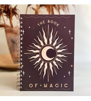 Magic Book Tasarımlı Spiralli Sticker'lı Tarihsiz Konuşan Ajanda Haftalık Planlayıcı Defter